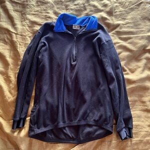 Cycling fleece - 1/4 zip with back pockets